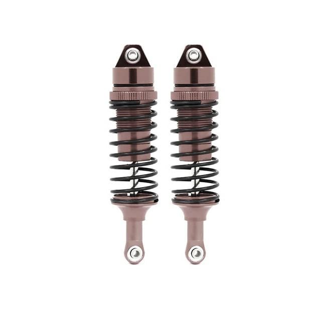 Aluminium Alloy Shock Absorber Assembled Full Metal Big Bore Shocks Front & Rear for Traxxas 1/10 Slash 4x4 Rustler 4x4 VXL (Color : Multi)