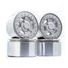 4PCS 1/10 RC Rock Crawler Aluminum 2.2 Beadlock Wheel Rims for Axial SCX10 RR10 Wraith G63 G500 Traxxas TRX4 TRX-6 ( Color : Black ) view 3