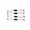 BAIJAC Four-axis Aircraft Propeller for Syma W1 W1pro Propeller Quadcopter Remote Control Aerial Brushless Drone Accessories (Color : 4pcs) view 2
