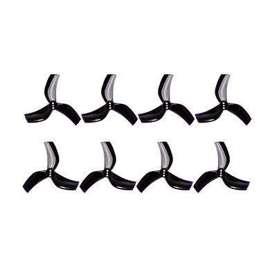 Compatible with D63-3 (2.5) CineWhoop Propeller Suitable for CineLog 25 OR Other 2.5 Inch Series Drone for RC FPV Accessories Replacement Parts (Color : Black)