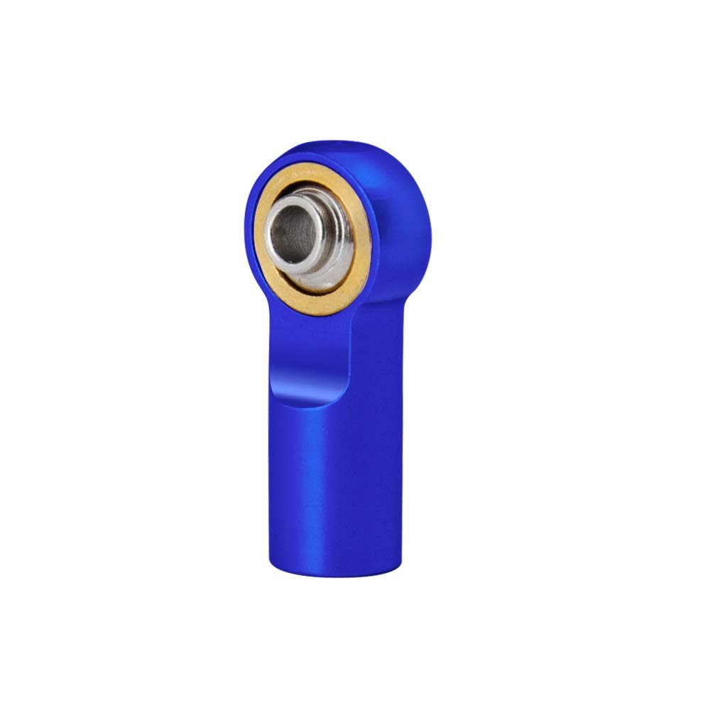 M4 Metal Rod Ends Ball Joint Aluminum Tie/Push Rod Ends Steel Ball for 1:10 Axial SCX10 Tamiya Truck RC Crawler Parts ( Color : Blue 1PCS )