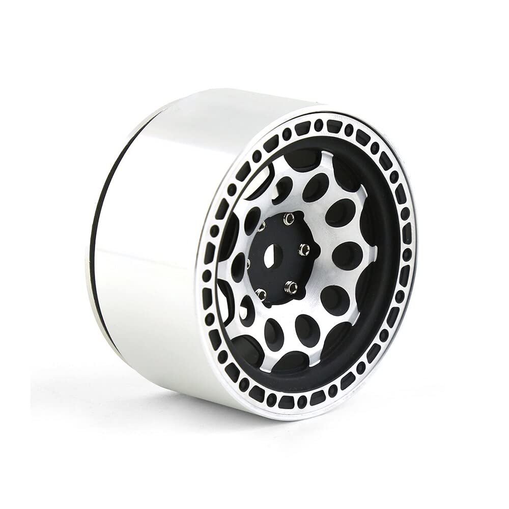2.2 inch Alloy Wheel Polar Light Knife Wheel beadlock Wheel for 1/10 Crawler Axial SCX10 90046 Traxxas TRX4 Wraith D90 CC01 (Color : 1PCS)