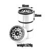 2.2 inch Alloy Wheel Polar Light Knife Wheel beadlock Wheel for 1/10 Crawler Axial SCX10 90046 Traxxas TRX4 Wraith D90 CC01 (Color : 1PCS) view 3