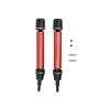 2/4pcs Slider Front/Rear Drive Shaft Set for 1/10 ARRMA 3s&Mega Vorteks Senton Granite Old Big Rock Upgrade Parts (Color : Red 2pcs) view 1