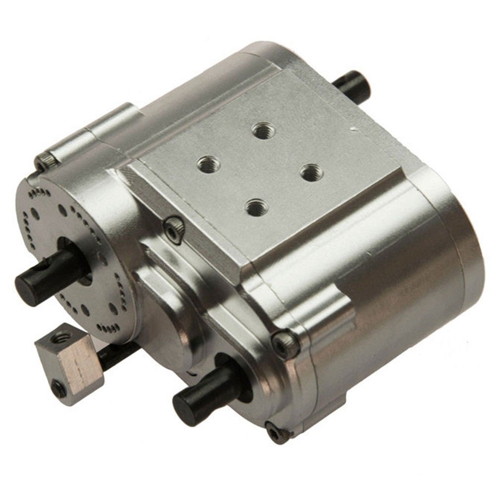 D90 Transfer Case Gearbox 2 Speeds Transmission Box for 1/10 RC Crawler Car Axial SCX10 RC 4WD Upgrade Parts ( Color : 1PCS )