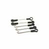 BAIJAC Black Linkage Set for WLtoys V950 RC Helicopter Spare Parts (Color : Black) view 2