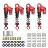 BAIJAC Axle Housing Servo Stand Transmission Mount Case Chassis Links Steering Cup for 1/24 Crawler Car Axial Scx24 90081 4wd Axi00004 ( Color : Maroon ) view 1