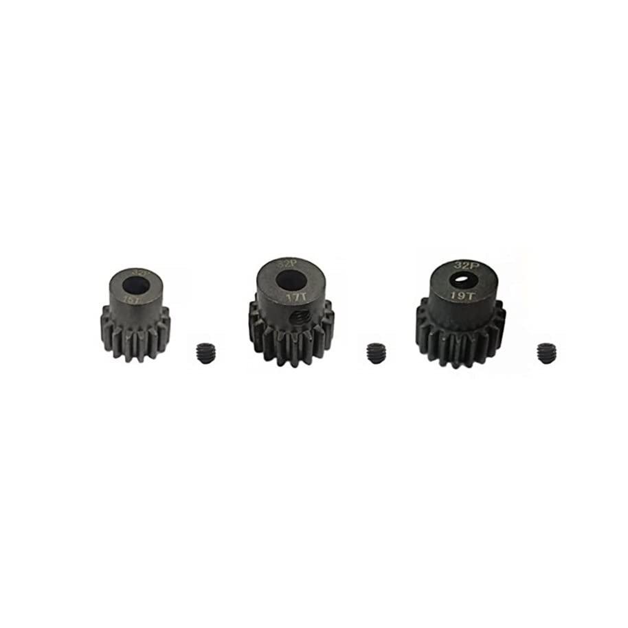 Metal Steel 50T 52T 53T 54T Spur Gear and 32P 15T 17T 19T Pinions Gear Sets for Traxxas Slash 4x4 4WD 2WD VXL Rally VXL Stamp (Color : 13T 15T 17T)