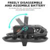 Battery Buckle for DJI Avata Drone, Battery Grips Anti-release Buckle Foldable Battery Safety Lock Clip Mount for Drone Battery Protector Cover Reinforcement (Black) view 3