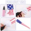 4 Pcs American Flag Inflatable Baseball and Baseball Bat,Blow Up Baseball Bat Beach Ball,Sports Theme Baseball Party Favors for Kids Adult Pool Beach,Sports Game Birthday Carnival Decor Photo Props view 3