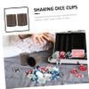 2pcs Leather Dice Cups Smooth Texture for Table Games Decorative Dice Holders for Family Gatherings and Parties and Comfortable Game Accessories view 3