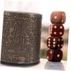 2pcs Leather Dice Cups Smooth Texture for Table Games Decorative Dice Holders for Family Gatherings and Parties and Comfortable Game Accessories view 4