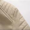 Maiyifu-GJ Men's Faux Leather Hooded Jacket Vintage PU Moto Windproof Hoodie Coat Winter Warm Fleece Lined Motorcycle Jacket (White,Large) view 4