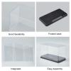 OLYCRAFT Clear Plastic Display Case 7x3.5x4 Inch Display Stand Box Self-Assembl Display Case with Black Base Dust Proof Protection Showcase for Collection Bricks Blocks Models view 4