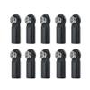 M4 Ball Head Buckle Linkage Pull Rod Tie Rod End Ball Head Connector for 1/10 RC Crawler SCX10 RC Model Toy Parts (Color : A 10PCS) view 1