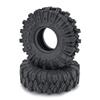 WEFEINO 4Pcs 1.0" Crawler Tires Soft Rubber Wheels Tires 62mm for 1/24 Axial SCX24 Deadbolt Bronco RC Crawler Car (c) view 3