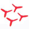 4PCS Propellers Main Blades Rotors Props Red Colorful Clover Paddle for Parrot Bebop Drone 3.0 (Color : 4PCS Red) view 1