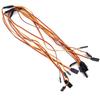 Juvielich 5Pcs 23.62inch/600mm Y Servo Extension Cable Remote Control Racing Part 1 Male to 2 Female Lead Cord for Various Models of Electronic Products view 1