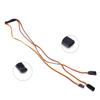 Juvielich 5Pcs 23.62inch/600mm Y Servo Extension Cable Remote Control Racing Part 1 Male to 2 Female Lead Cord for Various Models of Electronic Products view 2