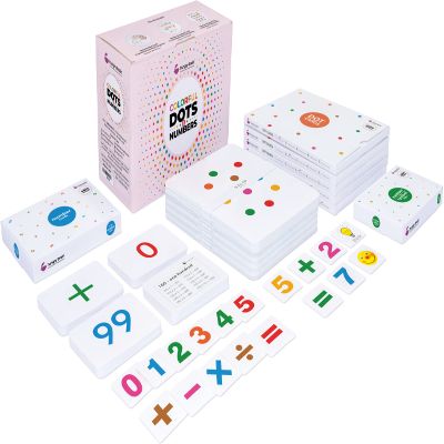 Hungry Brain Math Flash Cards for Kids | Addition, Subtraction, Multiplication & Division | Toddler & 3rd Grade Learning Cards | Math Practice Games for Ages 812
