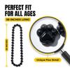 Anderson's Black and White Paw Beads, 38 Inches, Set of 24, Fan Gear, Birthdays, Homecoming, Game Days, Sports Fan Gear,School Spirit, Football Cheerleader Accessories view 3