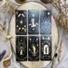 Shores Of Moon Cosmica Somnis Tarot Deck with Guidebook & Box - 78 Cards Complete Full Deck Cosmic Dreams Celestial Astrology Gold Divination Tool view 2