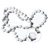 Anderson's Red and White Paw Beads, 38 Inches, Set of 24, Fan Gear, Birthdays, Homecoming, Game Days, Sports Fan Gear,School Spirit, Football Cheerleader Accessories view 3