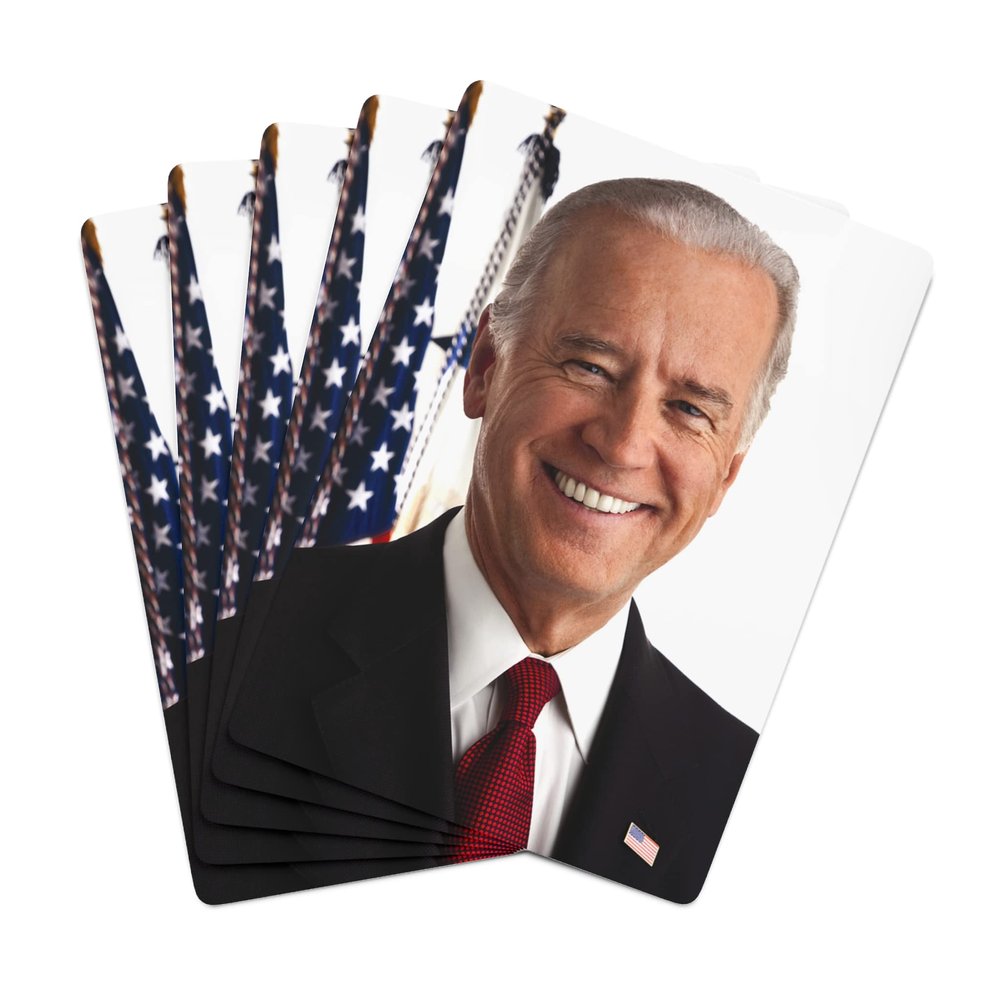 Brian Bula Biden Playing Cards Fun President Biden Poker Cards