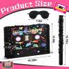 Deekin 3 Pcs Cute Piata Set Include Piata with Stick Eye Mask Large Money Box for Kids Music Science School Sports Bridal Shower Birthday Party Decorations Supplies(Cassette Tape) view 3