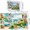 1000 Pcs Kid Adult Puzzle,Country Yard Sale,Challenging and Stimulating Puzzle Game,Suitable Family Friends Wooden Family Fun Games,Home Decoration Colorful Puzzle view 4