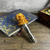 MunnyGrubbers - Skull Potion Vial Dice Holder - (Random 7PCS D20 Dice Set Included) - Dice Storage and Display - Tabletop RPG - DND - D&D - (Bronze) view 3