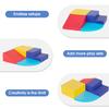 Dkelincs 4-Piece Soft Foam Climbing Blocks for Toddlers 1-3, Crawl and Climb Baby Activity Play Structures, Indoor Toys, Colorful view 4