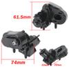RZXYLRC Complete Aluminum Alloy Transmission Case Gearbox for 1/10 RC Crawler Car Axial Capra 1.9 UTB Upgrades (Black) view 3