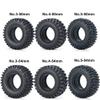 4PCS 1.0" Soft Rubber Tyres 50/54mm Width for 1/24 Axial SCX24 90081 AXI00001 AXI00002 RC Crawler Car Wheel Tires (Color : No.5-50mm Tyres) view 2