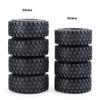 4PCS 1.0" Soft Rubber Tyres 50/54mm Width for 1/24 Axial SCX24 90081 AXI00001 AXI00002 RC Crawler Car Wheel Tires (Color : No.5-50mm Tyres) view 3