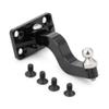 Metal CNC Tow Trailer Hitch Hook Receiver for 1/10 Axial SCX10 RC Crawler Car Upgrade Parts (Color : Black) view 1