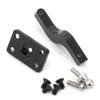 Metal CNC Tow Trailer Hitch Hook Receiver for 1/10 Axial SCX10 RC Crawler Car Upgrade Parts (Color : Black) view 3