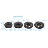 Drfeify RC Motor Gear,26T 28T 30T 32T 25DP M1 5mm Metal RC Motor Pinion Set,Motor Pinion Gears Accessories for 18 RC Cars view 2