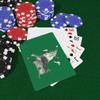 $100 Bill in Bull Shape Playing Cards Fun Stock Market Bull Poker Cards view 3