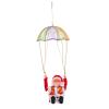 DOITOOL Hanging Parachute Santa Claus Light,Christmas Decorations,Xmas Tree Hanging Ornament,LED Santa Lights for Christmas Tree Fence, Porch Window Stairway Unique Holiday Decor view 1