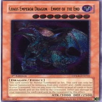 yugioh - Chaos Emperor Dragon - Envoy of The End DPKB-EN016 1st Edition Ultimate Rare - Duelist Pack: Kaiba