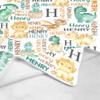Gypsophila Personalized Baby Blanket for Boys Custom Dinosaur Baby Blanket with Name Baby Boys Blankets 30" x 40" (Style 13) view 2