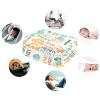 Gypsophila Personalized Baby Blanket for Boys Custom Dinosaur Baby Blanket with Name Baby Boys Blankets 30" x 40" (Style 13) view 3