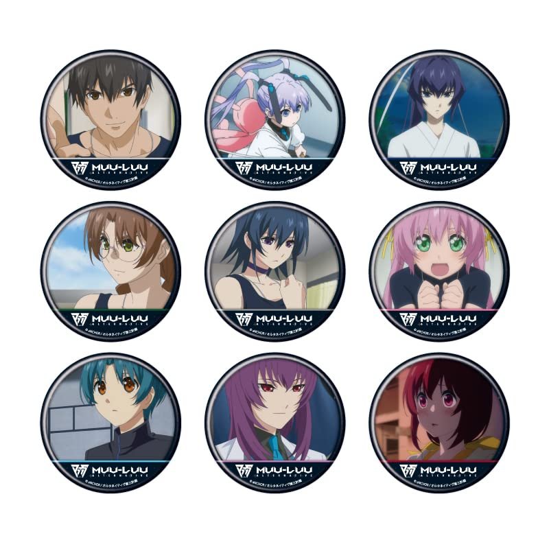 Anime Mu Love Alternate 01 Tin Badge Box of 9