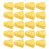 TOYANDONA Simulated Cheesecake Miniature Fake Cheese Models 50 Pcs Artificial Dessert Props for Dollhouse Decoration Photography and Home Display view 1