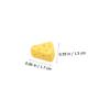 TOYANDONA Simulated Cheesecake Miniature Fake Cheese Models 50 Pcs Artificial Dessert Props for Dollhouse Decoration Photography and Home Display view 2