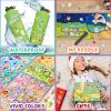 3000+PCS Kids Stickers for Water Bottles, 18 Themes with Cars Food Trucks Plant, Animal Stickers for Toddlers Students Teachers Adults Parent, Cute Stickers for Journaling Gift Laptop Phone view 4