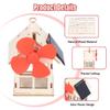 BORDSTRACT Windmill Wooden House Experimental Model, Solar Powered Windmill Cabin DIY Solar Energy Science Educational Assembly Kit view 4