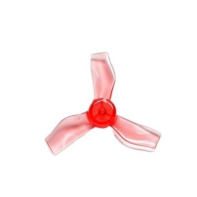 Drone accessories For Gemfan 1219 propeller 4Pairs 8pcs Shaft 0.8mm 3-Blade 1.2x1.9x3 31mm Hollow cup brushless motor CCW/CW propeller RC Drone airplane parts replaceable ( Color : Through red )