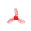 Drone accessories For Gemfan 1219 propeller 4Pairs 8pcs Shaft 0.8mm 3-Blade 1.2x1.9x3 31mm Hollow cup brushless motor CCW/CW propeller RC Drone airplane parts replaceable ( Color : Through red ) view 1
